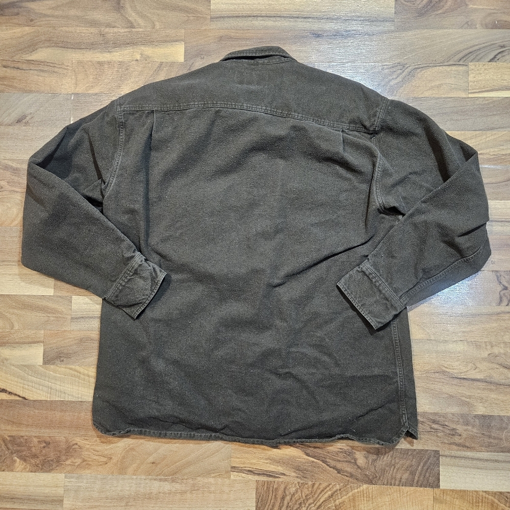 Cabela’s Deerskin Soft Chamois Shirt Men’s L Brown - Picture 6 of 6